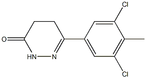 6-(3,5-Dichloro-4-methylphenyl)-4,5-dihydro-3(2H)-pyridazinone Struktur