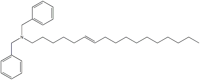 (6-Heptadecenyl)dibenzylamine Struktur