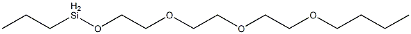 Propyl[2-[2-(2-butoxyethoxy)ethoxy]ethoxy]silane Struktur