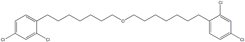 2,4-Dichlorophenylheptyl ether Struktur