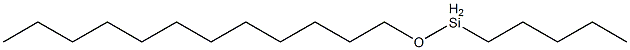 Pentyl(dodecyloxy)silane Struktur