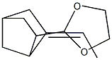 2-(5-Ethylidenebicyclo[2.2.1]heptan-3-yl)-1,3-dioxolane Struktur