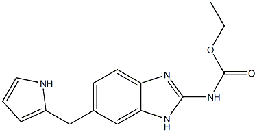 [6-(1H-Pyrrol-2-ylmethyl)-1H-benzimidazol-2-yl]carbamic acid ethyl ester Struktur