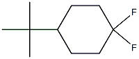 4-tert-Butyl-1,1-difluorocyclohexane Struktur