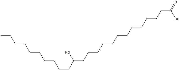 14-Hydroxytetracosanoic acid Struktur