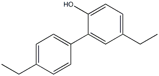 4',5-Diethylbiphenyl-2-ol Struktur