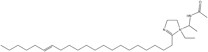 1-[1-(Acetylamino)ethyl]-1-ethyl-2-(15-henicosenyl)-2-imidazoline-1-ium Struktur