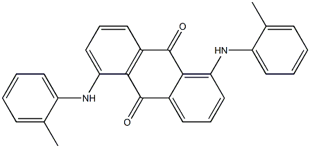 1,5-Bis(o-toluidino)anthraquinone Struktur