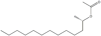 [S,(+)]-2-Tridecanol acetate Struktur