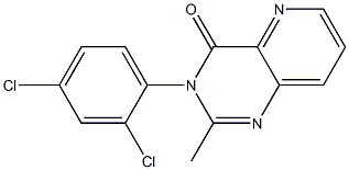 3-(2,4-Dichlorophenyl)-2-methylpyrido[3,2-d]pyrimidin-4(3H)-one Struktur