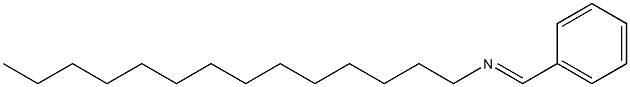 N-Benzylidene-1-tetradecanamine Struktur