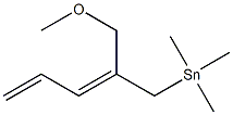 [(2E)-2-Methoxymethyl-2,4-pentadienyl]trimethylstannane Struktur