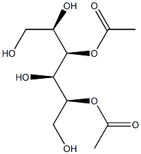 D-Glucitol 2,4-diacetate Struktur