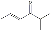 (E)-2-Methyl-4-hexen-3-one Struktur