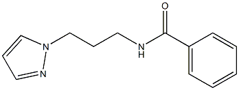 N-[3-(1H-Pyrazol-1-yl)propyl]benzamide Struktur