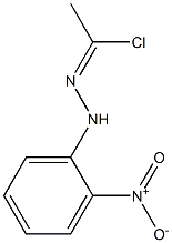 1-Chloroethanone o-nitrophenyl hydrazone Struktur