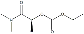 [S,(-)]-2-[(Ethoxycarbonyl)oxy]-N,N-dimethylpropionamide Struktur