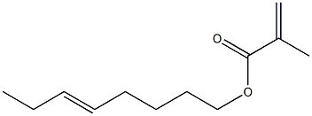 Methacrylic acid (5-octenyl) ester Struktur