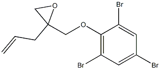 2,4,6-Tribromophenyl 2-allylglycidyl ether Struktur