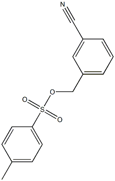 4-Methylbenzenesulfonic acid 3-cyanobenzyl ester Struktur