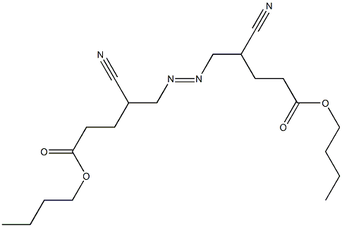 5,5'-Azobis(4-cyanovaleric acid)dibutyl ester Struktur