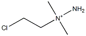 1-(2-Chloroethyl)-1,1-dimethylhydrazinium Struktur