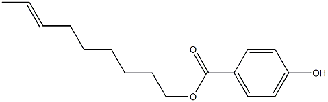 4-Hydroxybenzoic acid 7-nonenyl ester Struktur