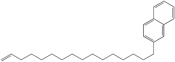 2-(15-Hexadecenyl)naphthalene Struktur