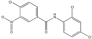 2',4,4'-Trichloro-3-nitrobenzanilide Struktur