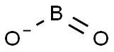 Metaboric acid ion Struktur