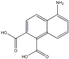 5-Amino-1,2-naphthalenedicarboxylic acid Struktur