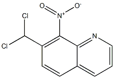 8-Nitro-7-dichloromethylquinoline Struktur