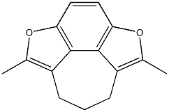 1,6-Dimethyl-8,9-dihydro-2,5-dioxa-7H-cyclohept[jkl]-as-indacene Struktur