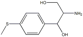 2-Amino-1-[p-(methylthio)phenyl]-1,3-propanediol Struktur