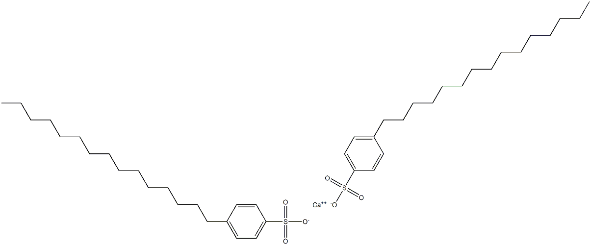 Bis(4-pentadecylbenzenesulfonic acid)calcium salt Struktur