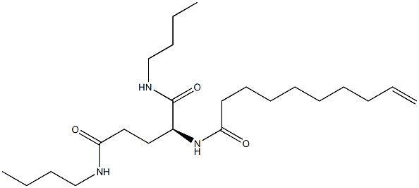 N2-(9-Decenoyl)-N1,N5-dibutylglutaminamide Struktur