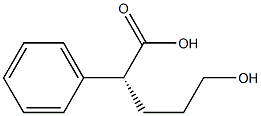 [R,(-)]-5-Hydroxy-2-phenylvaleric acid Struktur