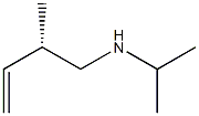 [S,(-)]-N-Isopropyl-2-methyl-3-butene-1-amine Struktur