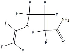 2,2,3,3,4,4-Hexafluoro-4-(1,2,2-trifluorovinyloxy)butyramide Struktur