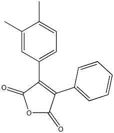 3-(3,4-Dimethylphenyl)-4-phenylfuran-2,5-dione Struktur