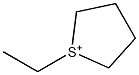 1-Ethyltetrahydrothiophene-1-ium Struktur