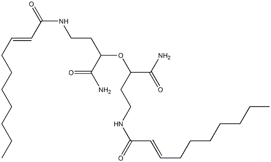 2-[[(2E)-2-Decenoyl]amino]ethyl(carbamoylmethyl) ether Struktur