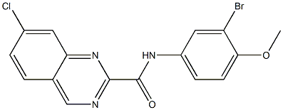 N-(4-Methoxy-3-bromophenyl)-7-chloroquinazoline-2-carboxamide Struktur