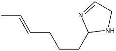 2-(4-Hexenyl)-3-imidazoline Struktur