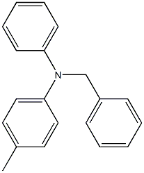 N-Phenyl-N-(4-methylphenyl)benzylamine Struktur