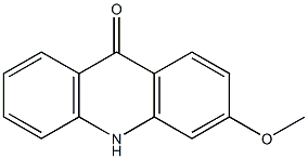 3-Methoxyacridin-9(10H)-one Struktur