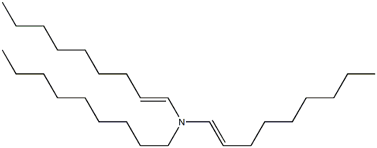 N-Nonyldi(1-nonenyl)amine Struktur