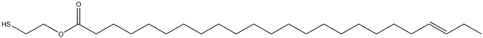 21-Tetracosenoic acid 2-mercaptoethyl ester Struktur