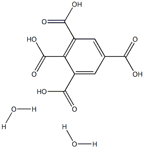 Prehnitic acid dihydrate Struktur