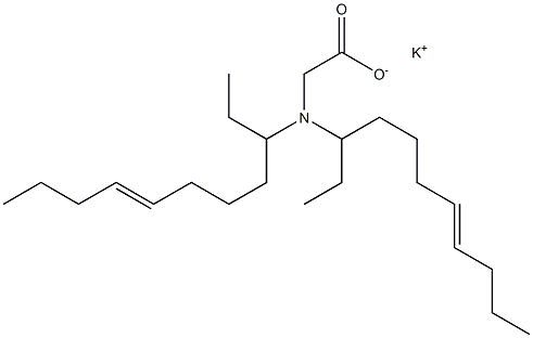 N,N-Di(7-undecen-3-yl)aminoacetic acid potassium salt Struktur